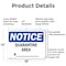 Signmission Quarantine Area #____, 18 in W x Rectangle, Aluminum OS-2PACK-NS-A-1218-L-17933 - alternate 5